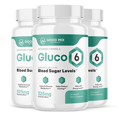 Gluco6 three bottles